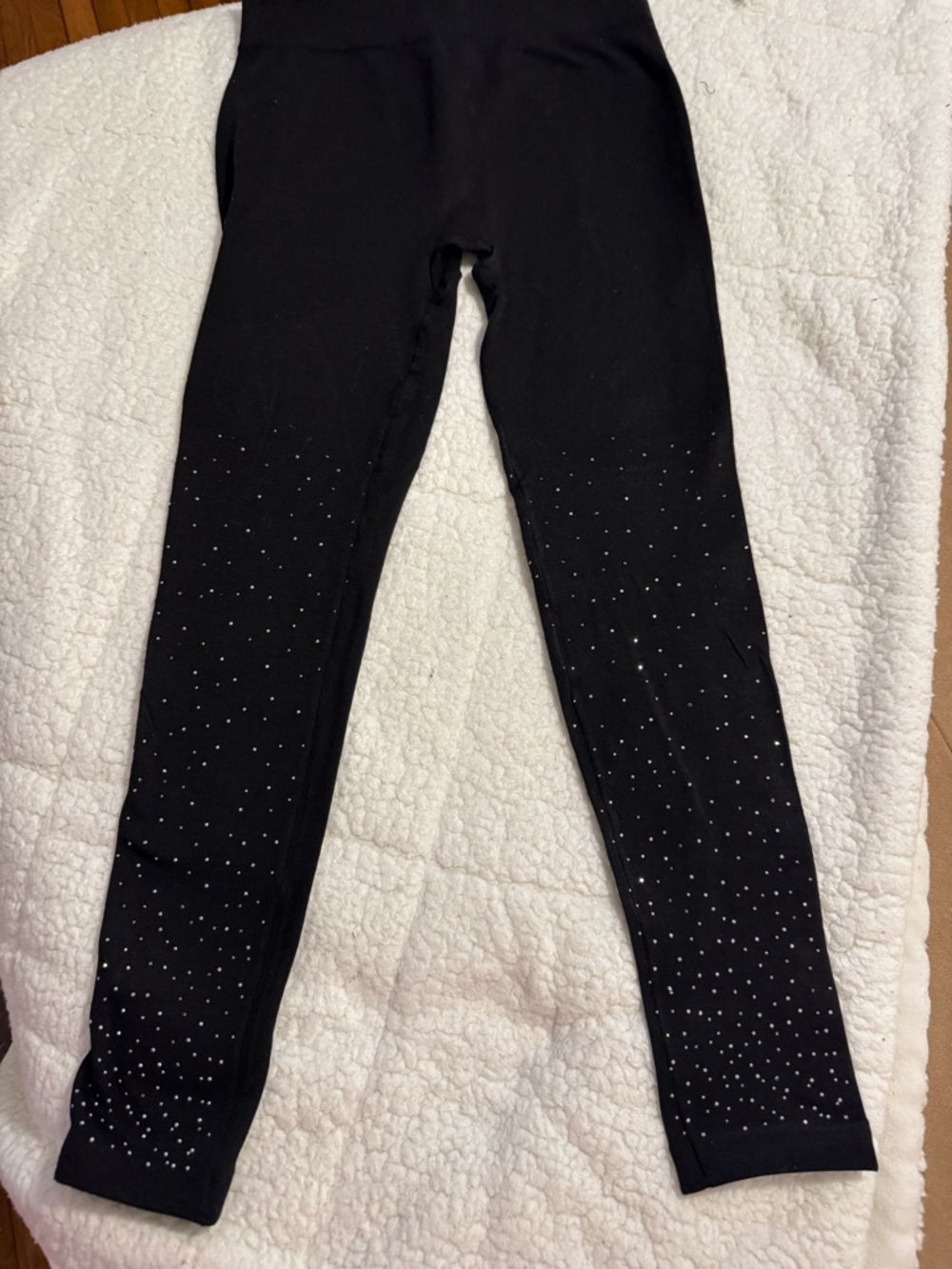 Black Embellished Leggings - Brand Unspecified
